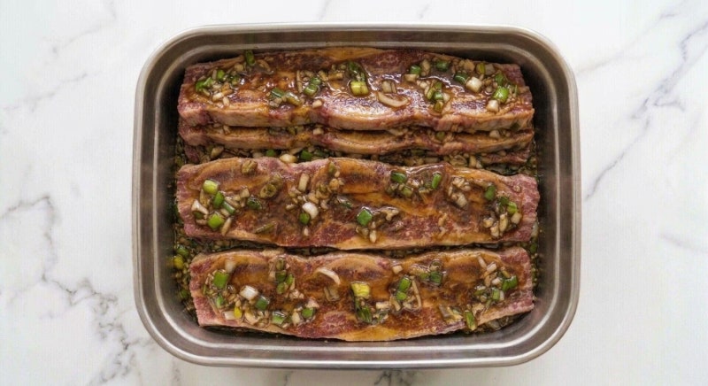명절 대비 LA갈비찜 황금비율 양념장 (2kg 기준): 질기지 않고 야들야들하게 재는 법 & 시판 양....