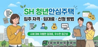 [최신] SH 청년안심주택 신청 및 입주 자격 총정리,공공임대 민간임대 차이