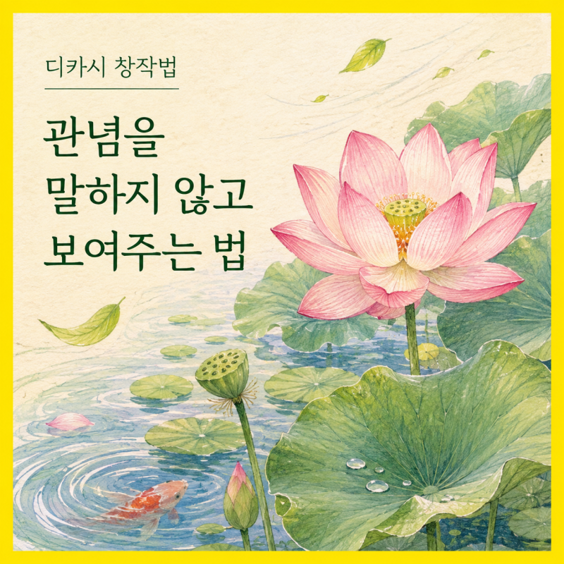 디카시 창작법_관념을 말하지 않고 보여주는 법
