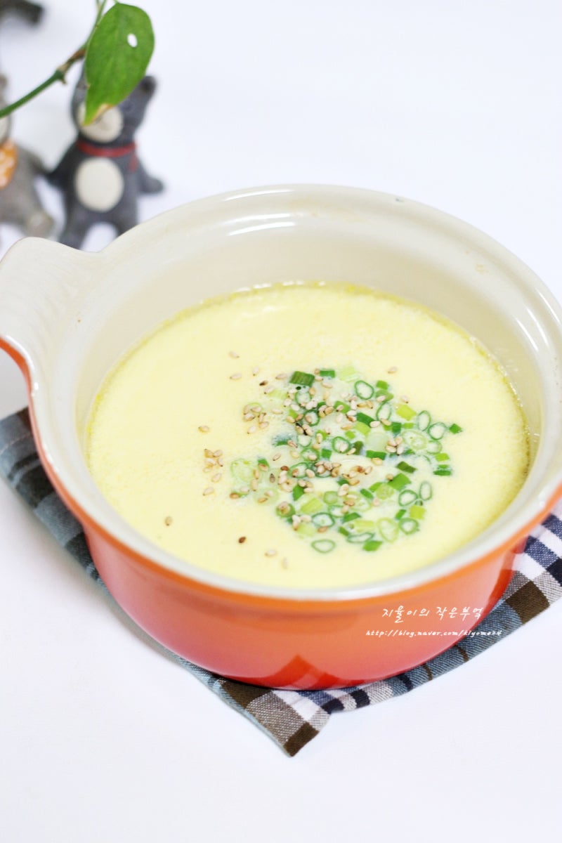 고소한 계란찜레시피 찜기 계란찜 만들기