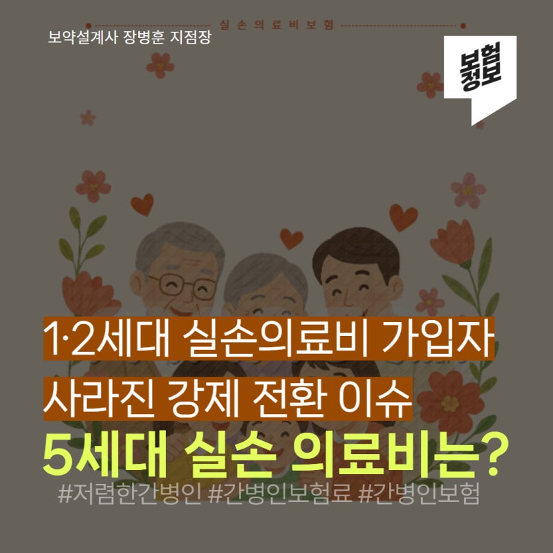 5세대 실손보험, 강제전환? 1·2세대 실손 가입자가 11월까지 기다려야 하는 이유