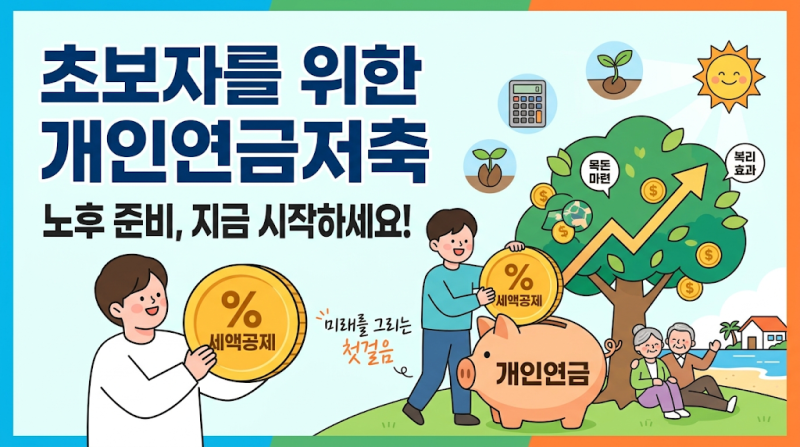 "13월의 월급 늘리기" 초보자를 위한 연금저축계좌 완벽 가이드