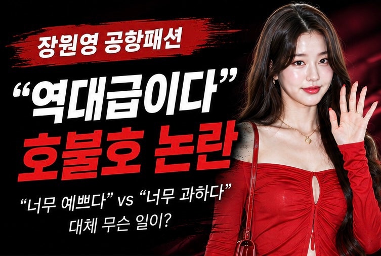 장원영 공항패션, 결국 터졌다…“역대급이다” vs “너무 과하다” 호불호 갈린 이유