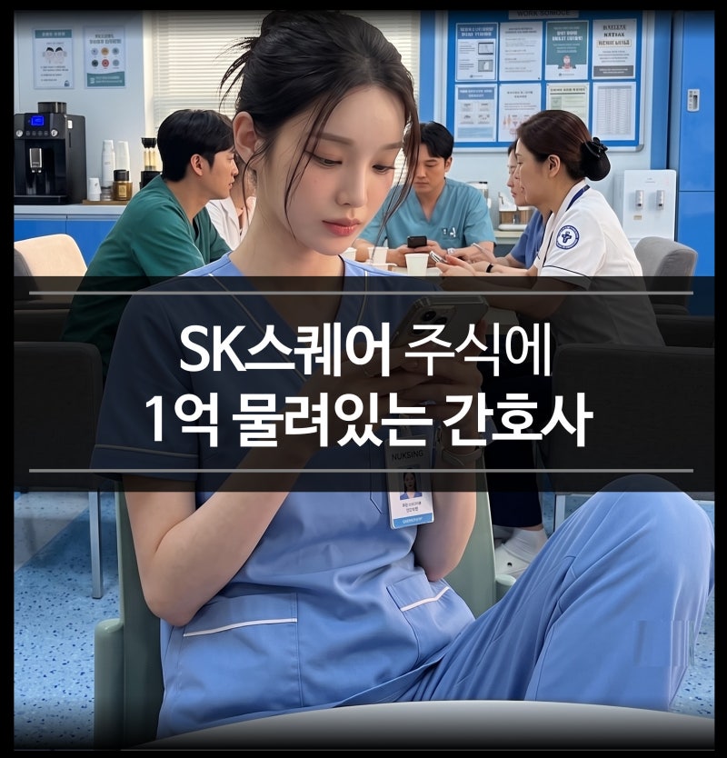 SK스퀘어 주식에 1억 물려있는 간호사 (주가전망 목표주가 배당금 SK하이닉스)