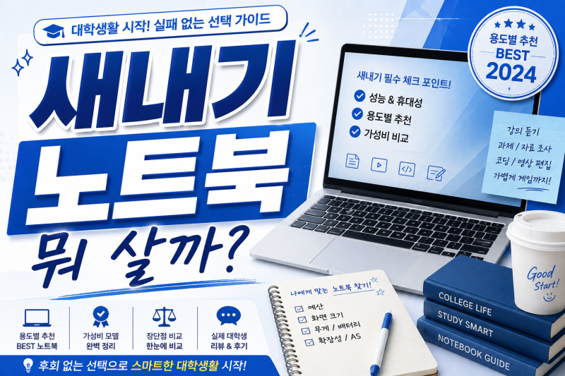 2026 대학생 노트북 고르는 법 | 전공별·예산별 완벽 가이드
