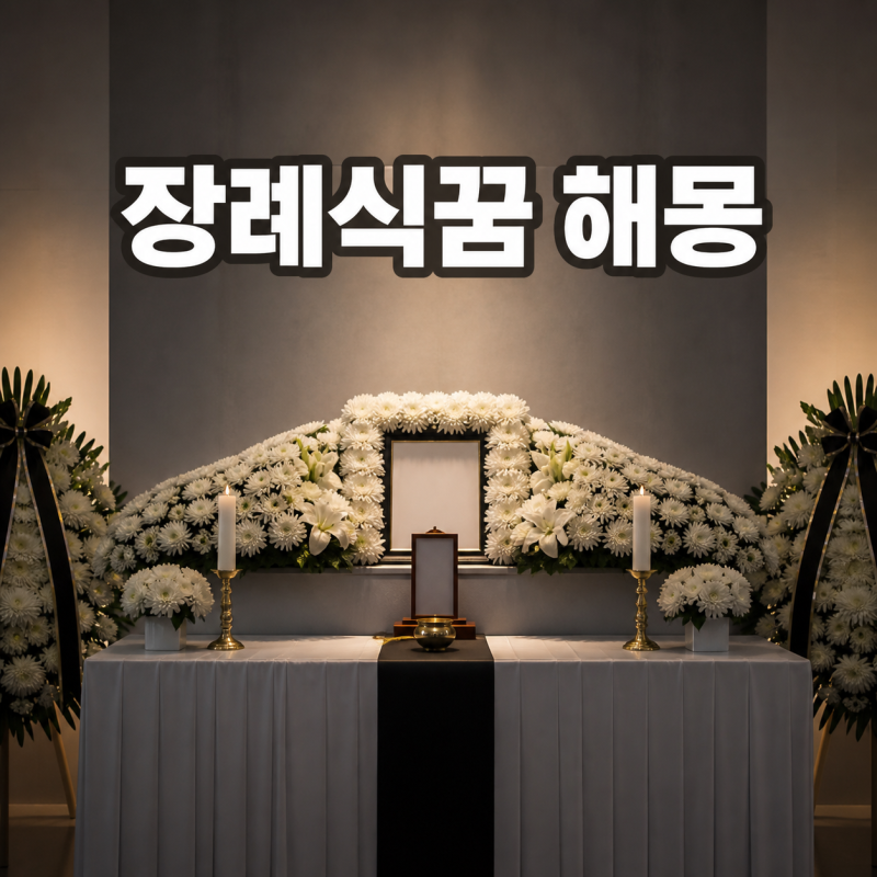 장례식꿈 해몽｜조문·상여·자신의 장례가 나타내는 상징