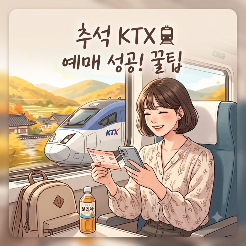 2026 추석 KTX 예매 성공률 200% 올리는 실전 꿀팁! 서버시간부터 취소표 줍는 법 총정리