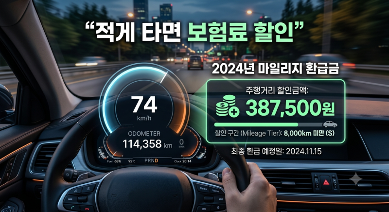나도 받을 수 있다고? 자동차 보험 가입자들이 놓치는 보험료 환급 5가지