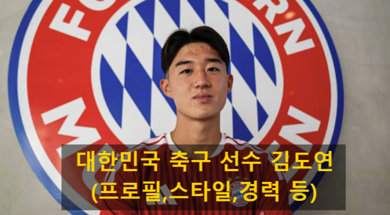 대한민국 축구 선수 김도연(프로필,스타일,경력 등)