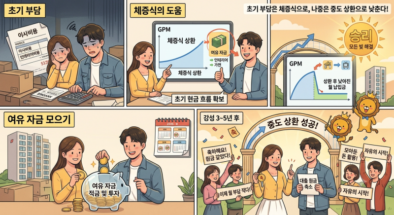 "(내 집 마련하기4탄)"이사비·인테리어에 통장 털렸을 때… 월 상환금 줄여준 치트키" (보금....