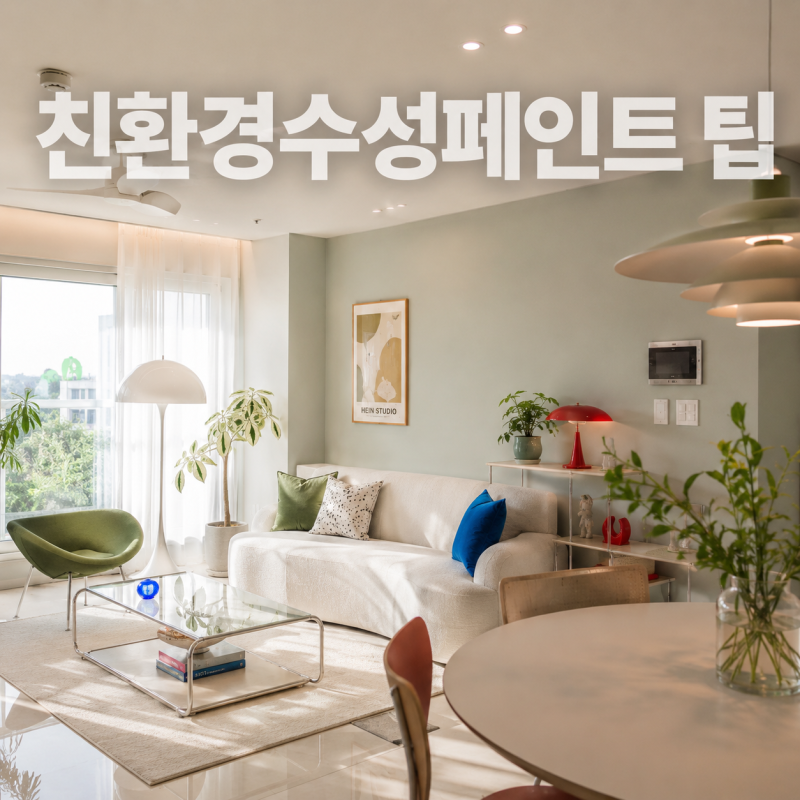 친환경 수성페인트 고르는 법 수성이라고 다 친환경은 아니에요