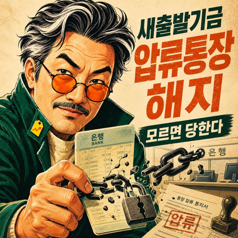 새출발기금 압류통장 해지, 모르면 당하는 불편한 진실
