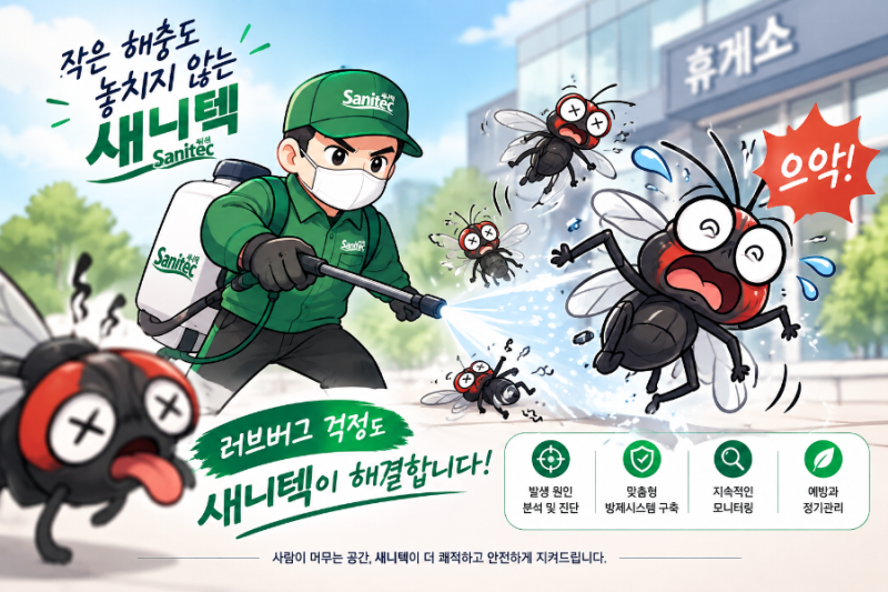 새니텍 해충방제 후기, 평택휴게소에서 느낀 쾌적한 위생관리