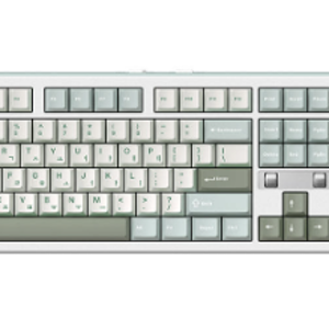 [키보드] 아콘ak68 프리플로우 archon AK68 DualDial 유무선기계식 키보드 말차라떼, 저소음 블루축 ....