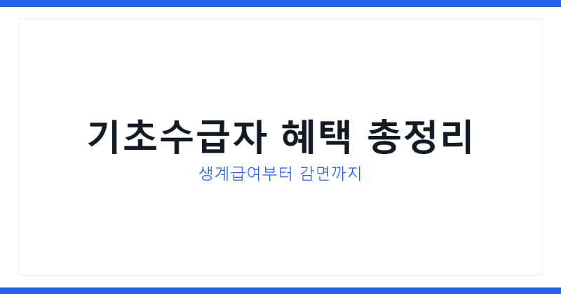 기초수급자 혜택 몰라서 못 받은 통신비 문화누리카드 지원금