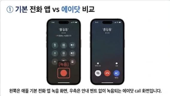 아이폰 통화녹음 요약 설정 방법 총정리 (상대방 알림 유무 & 에이닷 완벽 비교)
