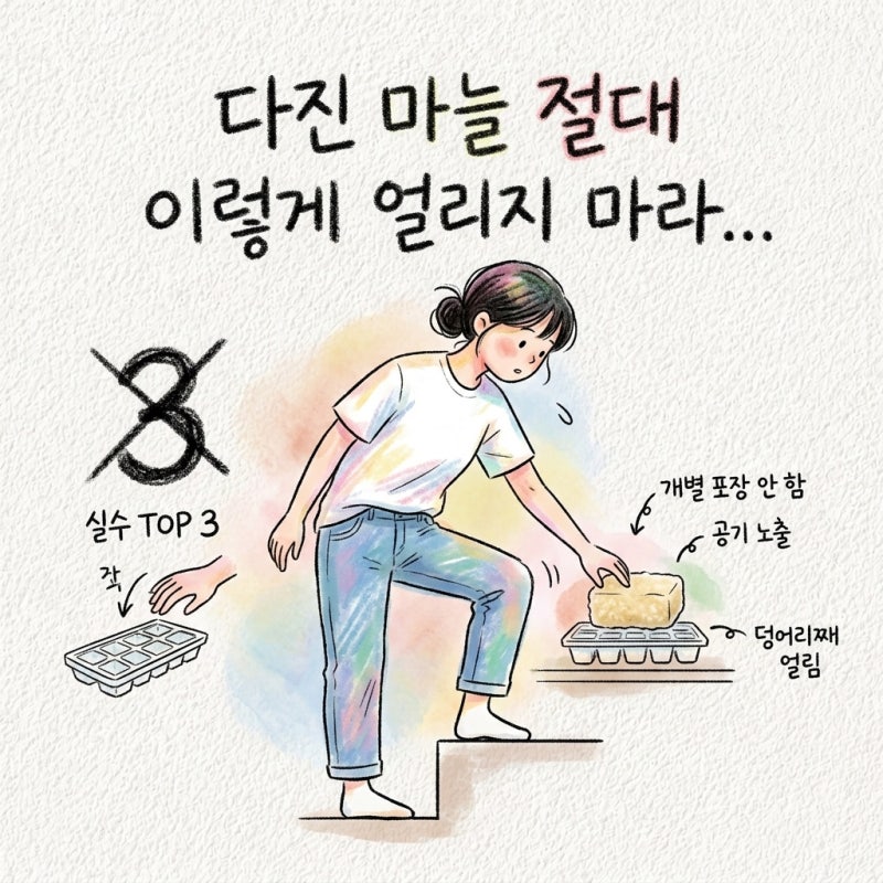 "다진 마늘 절대 이렇게 얼리지 마라..." 살림 9단도 몰라서 매번 버리게 만든 치명적 실수 TOP3