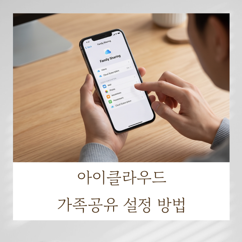 아이클라우드 가족공유 설정 방법 : 최대 12TB 저장 공간 및 구독료 절약 꿀팁