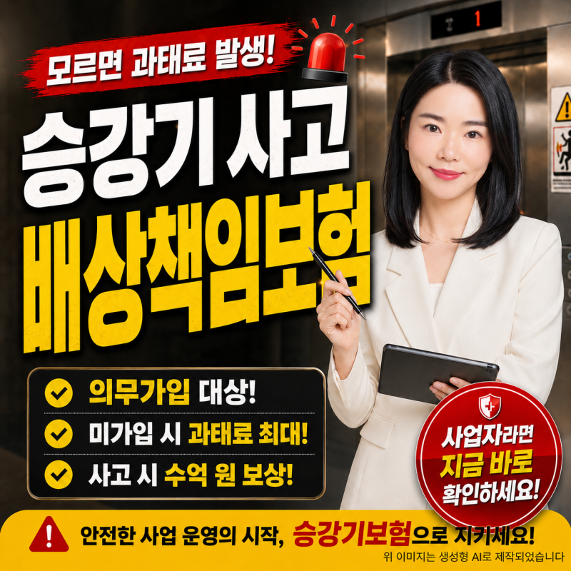 승강기 사고배상책임보험 의무가입 완벽 가이드