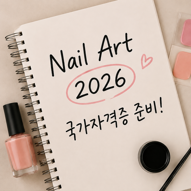 [경기광주미용학원]2026 네일아트 국가자격증 준비! 시험 일정부터 실기 준비물 합격 팁까지