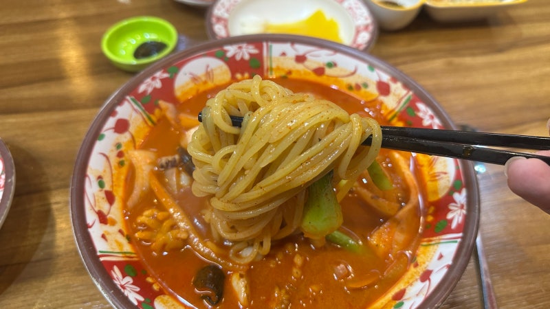 고양맛집 칼칼한 삼선짬뽕 맛있는 일산 라페스타 천둥