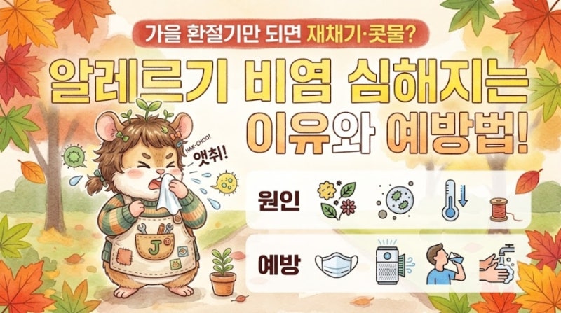 약 10년차 고인물 알레르기 비염 유저가 전하는 재채기·콧물? 알레르기 비염 심해지는 이유....