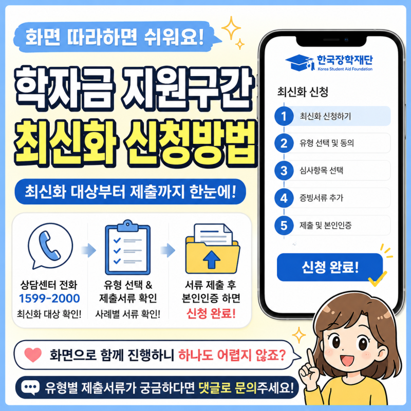 [최신화 신청] 지원구간 높게 나왔다면 꼭 해야 할까? 신청방법 총정리