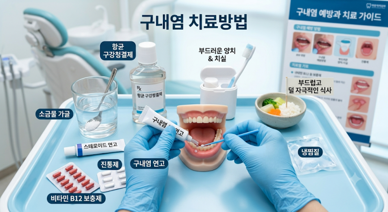 구내염 빨리 낫는 법 총정리: 약국 치료제 종류 비교 및 원인별 꿀팁 (알보칠 vs 페리덱스 vs ....