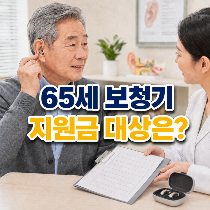 노인 보청기 지원금 최대 131만 원, 누가 받을 수 있을까?
