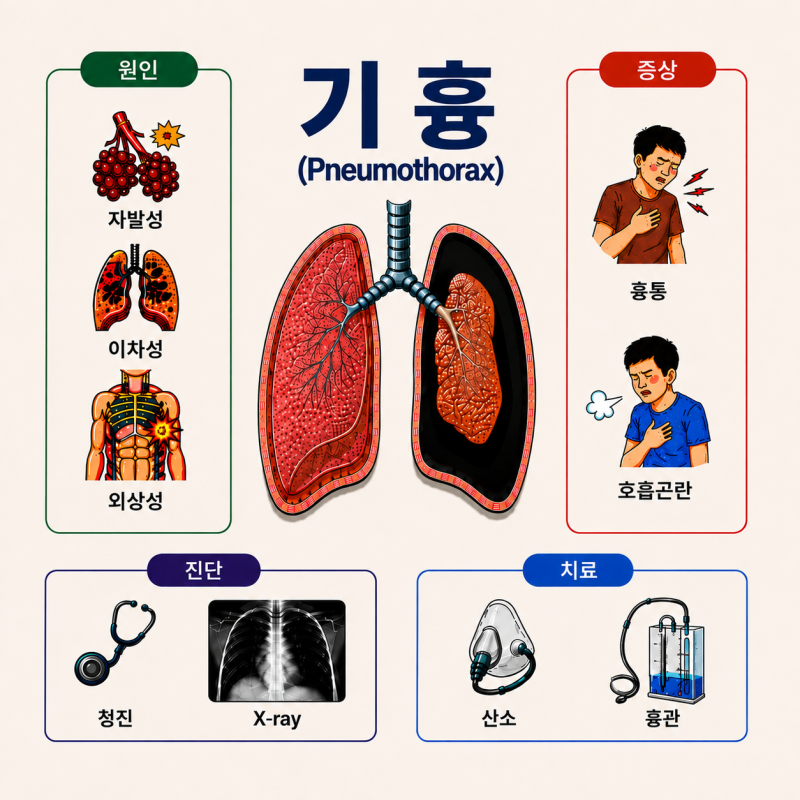 [응급상황 #1] 기흉(Pneumothorax)
