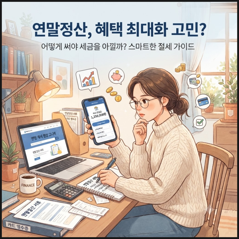 직장인 연말정산 절세 전략 신용카드 vs 현금영수증 황금비율 사용법 알아보기