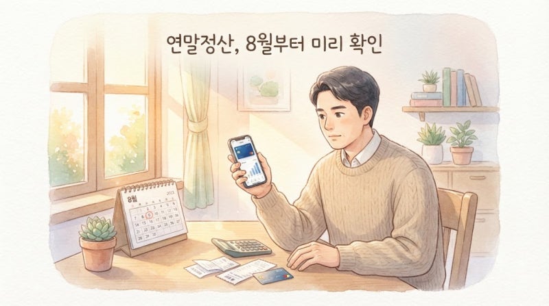 10월 말 연말정산 미리보기, 사실 이미 늦었어요