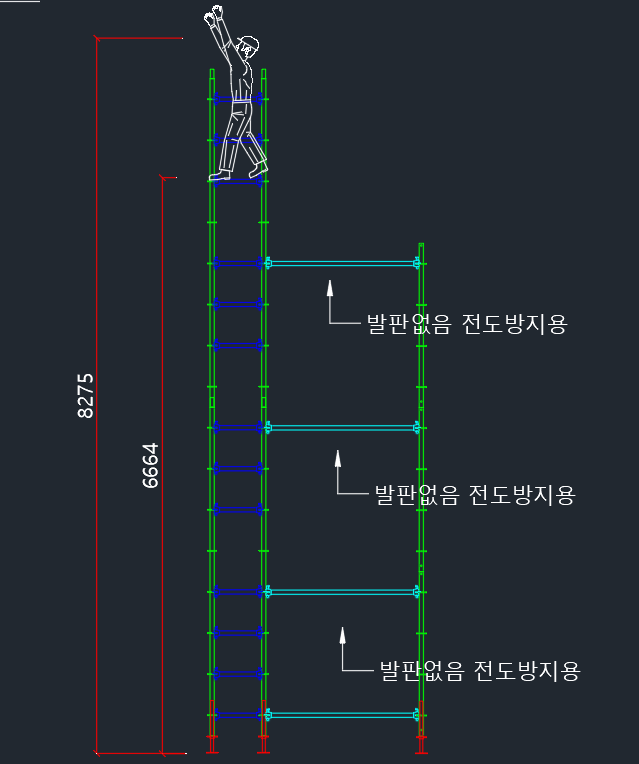 일산시스템비계 동국대병원 5층 현수막 작업 시스템비계 설치