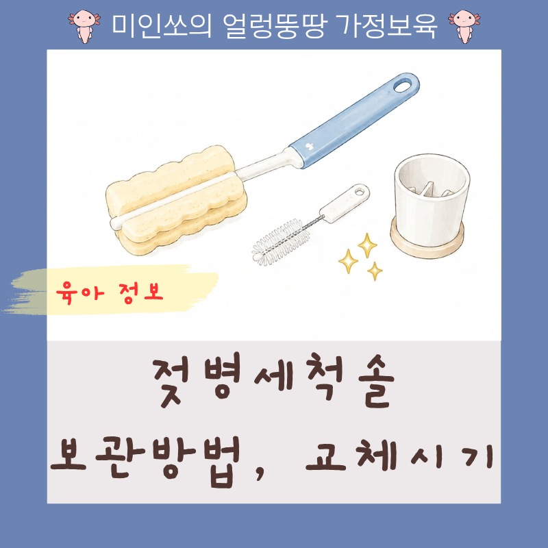젖병세척솔 보관 관리 방법 교체 시기 젖병 세척솔 종류 추천