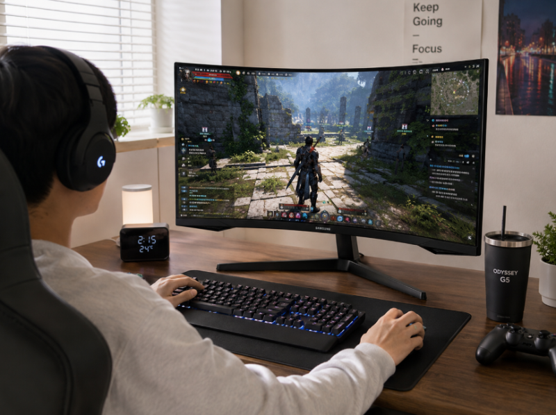 32인치 게이밍 커브드 모니터 끝판왕? 165Hz 삼성 오디세이 G5 S32CG550 QHD 솔직 추천