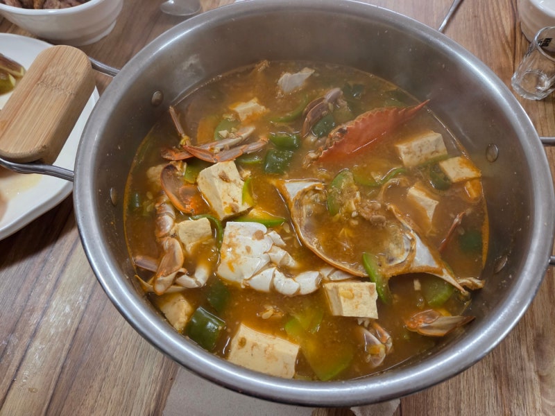 얼큰 꽃게된장찌개 황금레시피