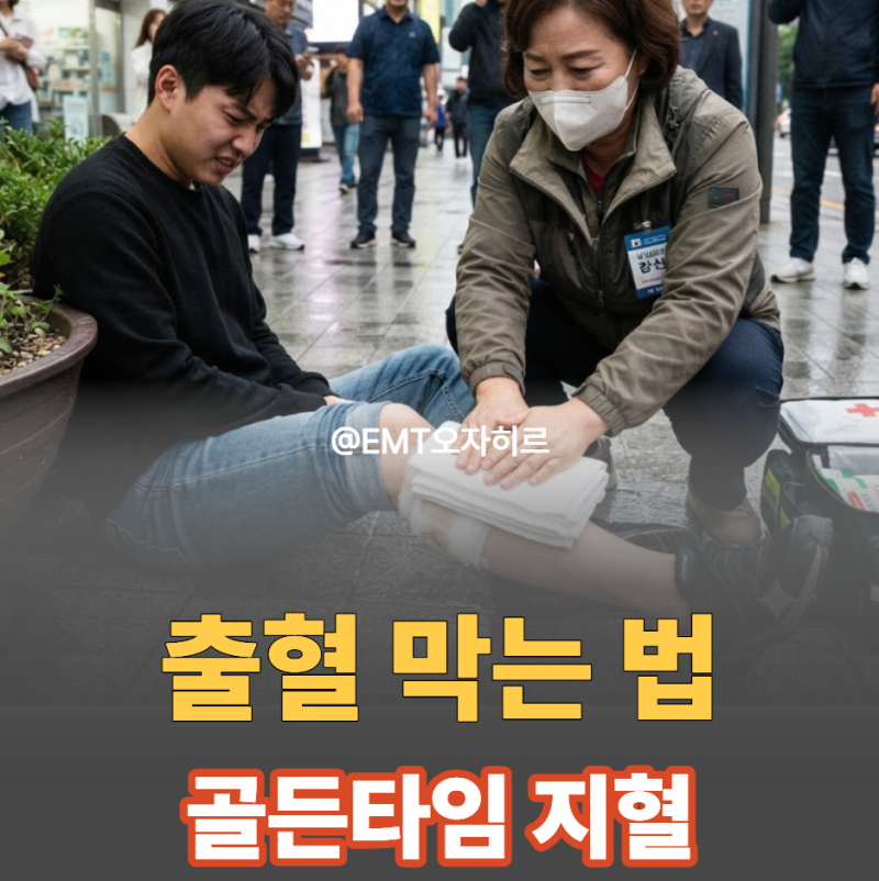예기치 못한 사고 출혈 발생 시, 생명을 구하는 직접 압박 지혈법 총정리