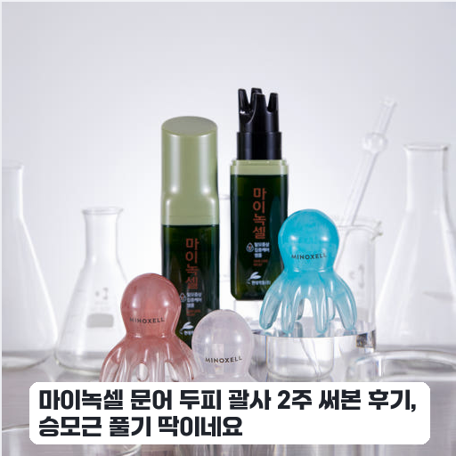 자기 전 두피 경락 마사지를 위해 마이녹셀 문어 괄사를 써보니 느낀 솔직한 변화