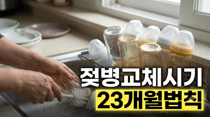 "설마 아직도 쓰고 계세요?" 초보맘 90%가 놓치는 젖병교체시기 총정리