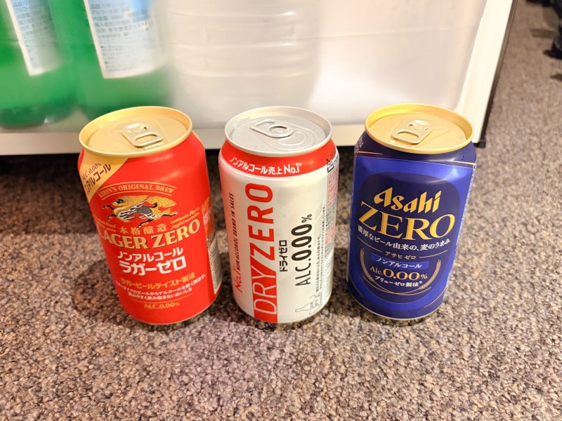일본 편의점 제로 맥주 추천, 기린 라거제로 아사히 제로 드라이제로 비교 #내돈내산
