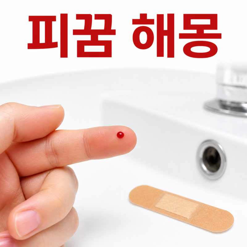 피꿈 해몽｜내 피·다른 사람의 피·코피·피를 닦는 장면별 풀이