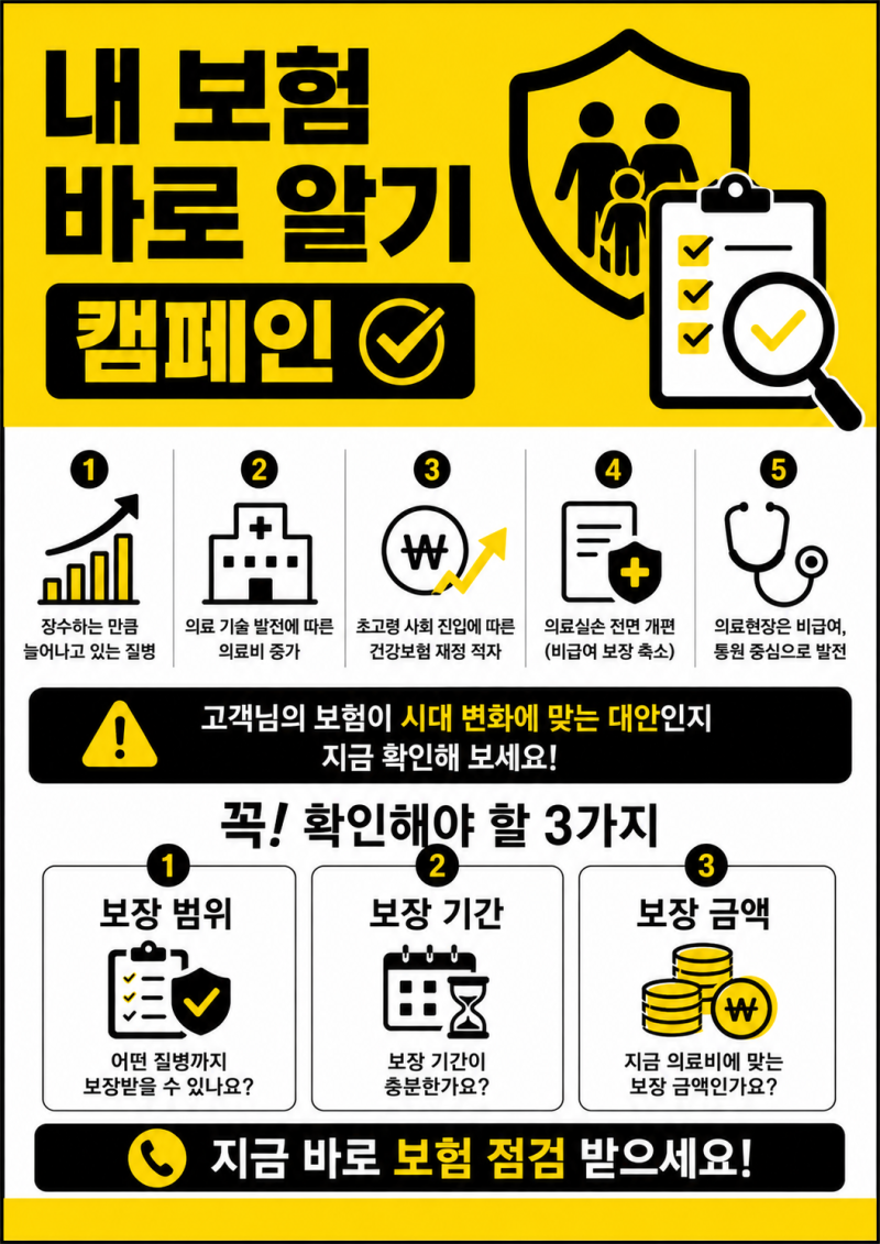 오래전에 가입한 보험, 지금 치료환경에도 충분할까요? ｜내 보험 바로 알기
