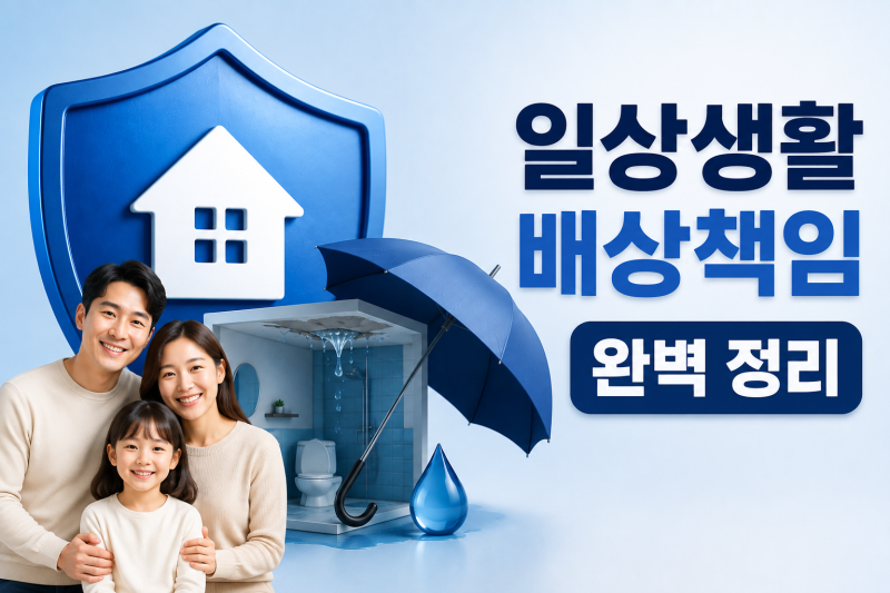 일상생활배상책임보험 특약 총정리｜아파트 누수·자전거 사고 보상범위와 가입방법