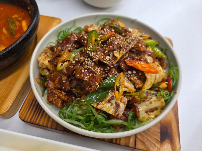 [대구 북구 산격동] 경대북문 맛집 고니식탁, 든든한 한식 한상 유자두루치기+ 전라도묵은지....