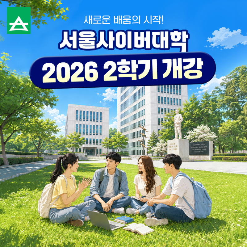서울사이버대학교 2026년 2학기 개강 안내!