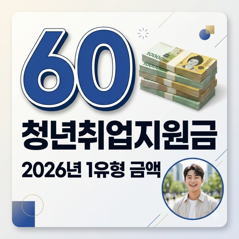 청년취업지원금 1유형 금액 2026년 월 60만원 수령 조건 정리