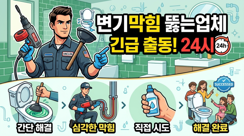 변기막혔을때 당황하지 마세요! 집에 있는 물건으로 변기 뚫는 3가지 방법, 막혔을때119가 알....