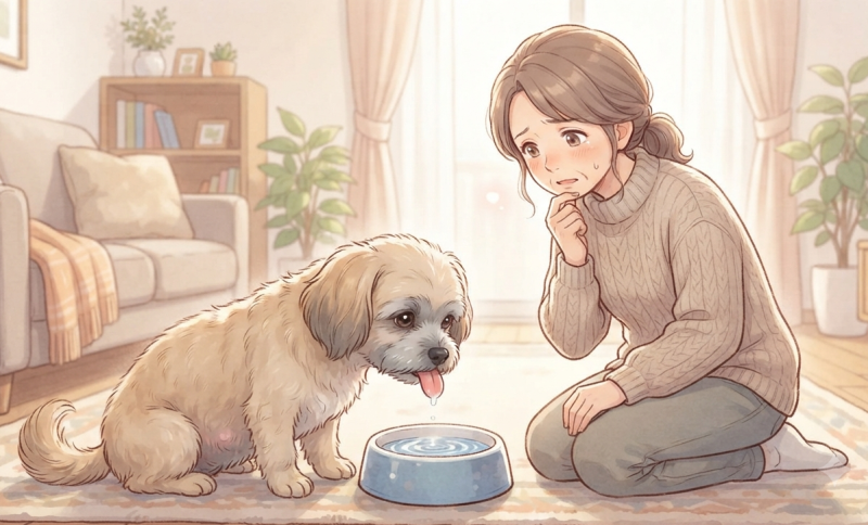 강아지 쿠싱 증후군 원인과 증상, 물을 많이 마신다면?