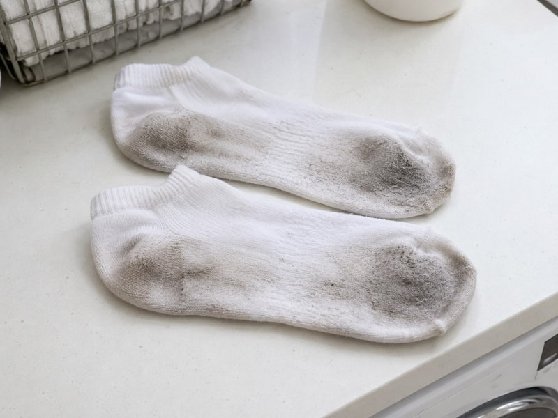 흰양말 찌든 때 세탁법, 검게 변한 양말 하얗게 빨기