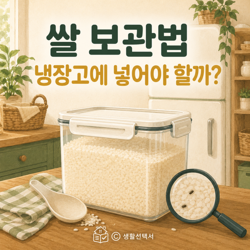 쌀 보관법, 냉장고에 넣어야 할까? 쌀벌레 생기기 전 확인할 5가지